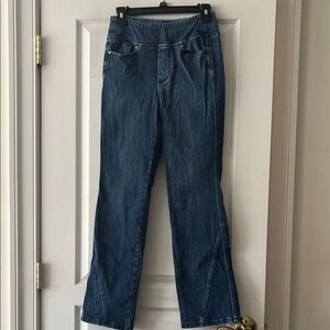 Belle by Kim Gravel Dark Blue Straight Leg Jeans